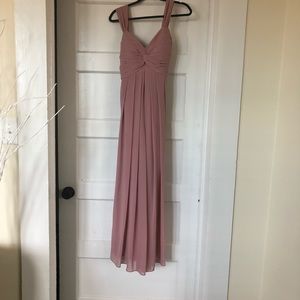 Blush prom dress